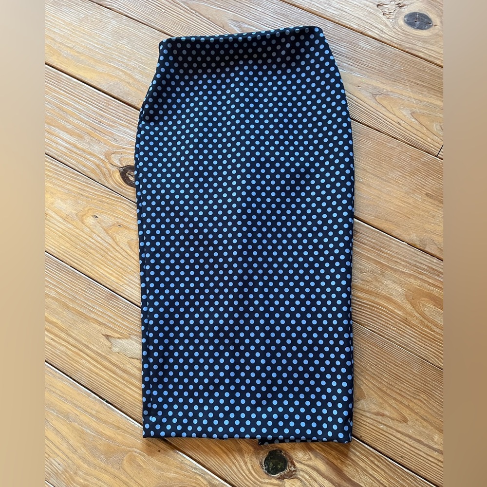 Zara Bodycon Midi Polka Dot Skirt